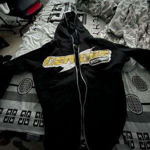 Black Demons Basement Full Zip Up Hoodie